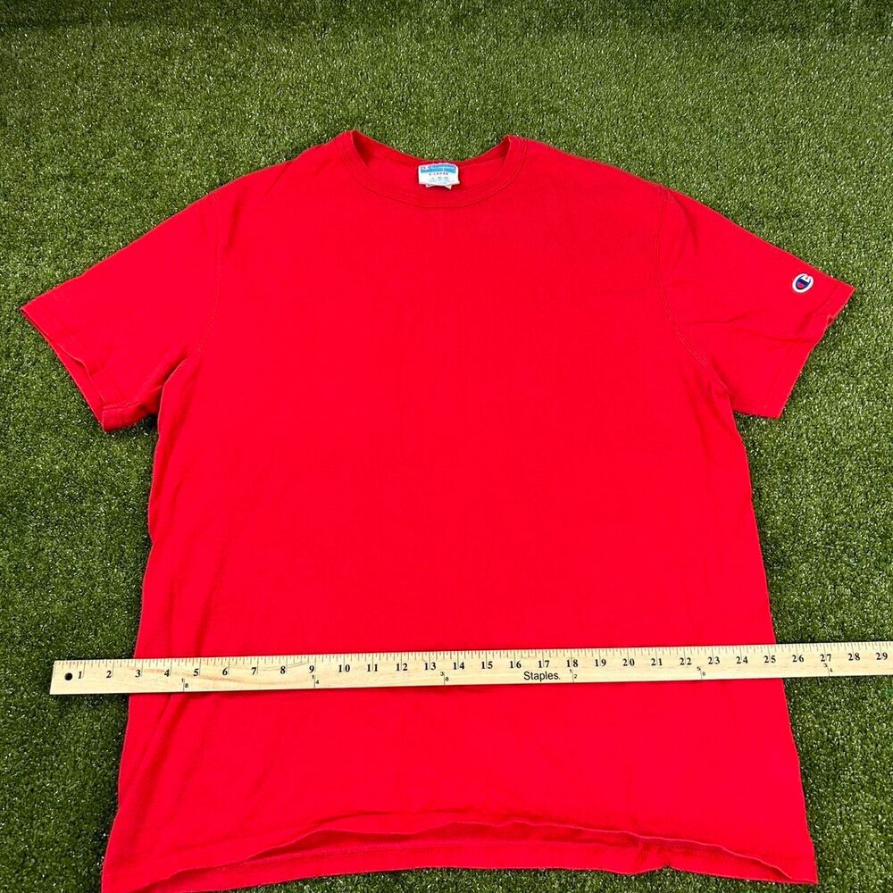 Champion Men's Red T-shirt - Picture 3 of 7
